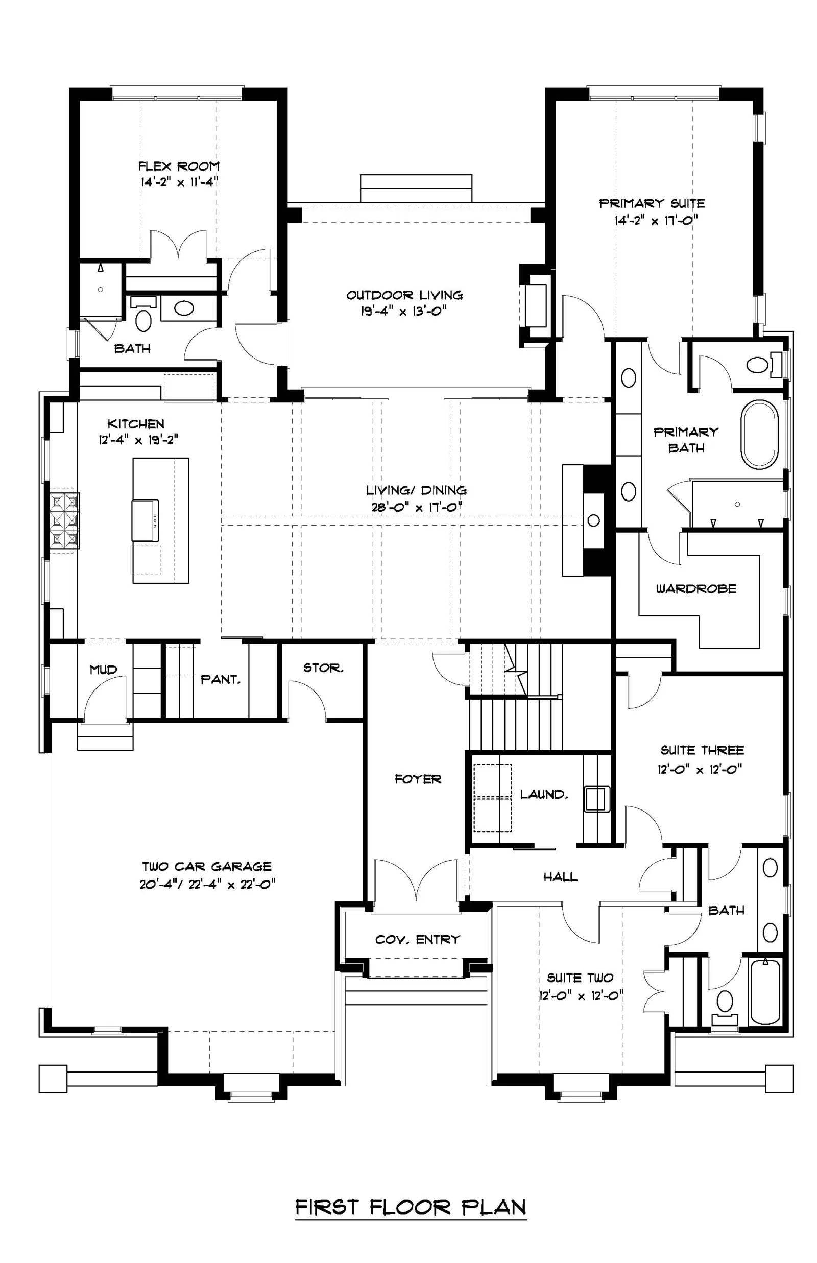 Everlong English Cottage floor plan
