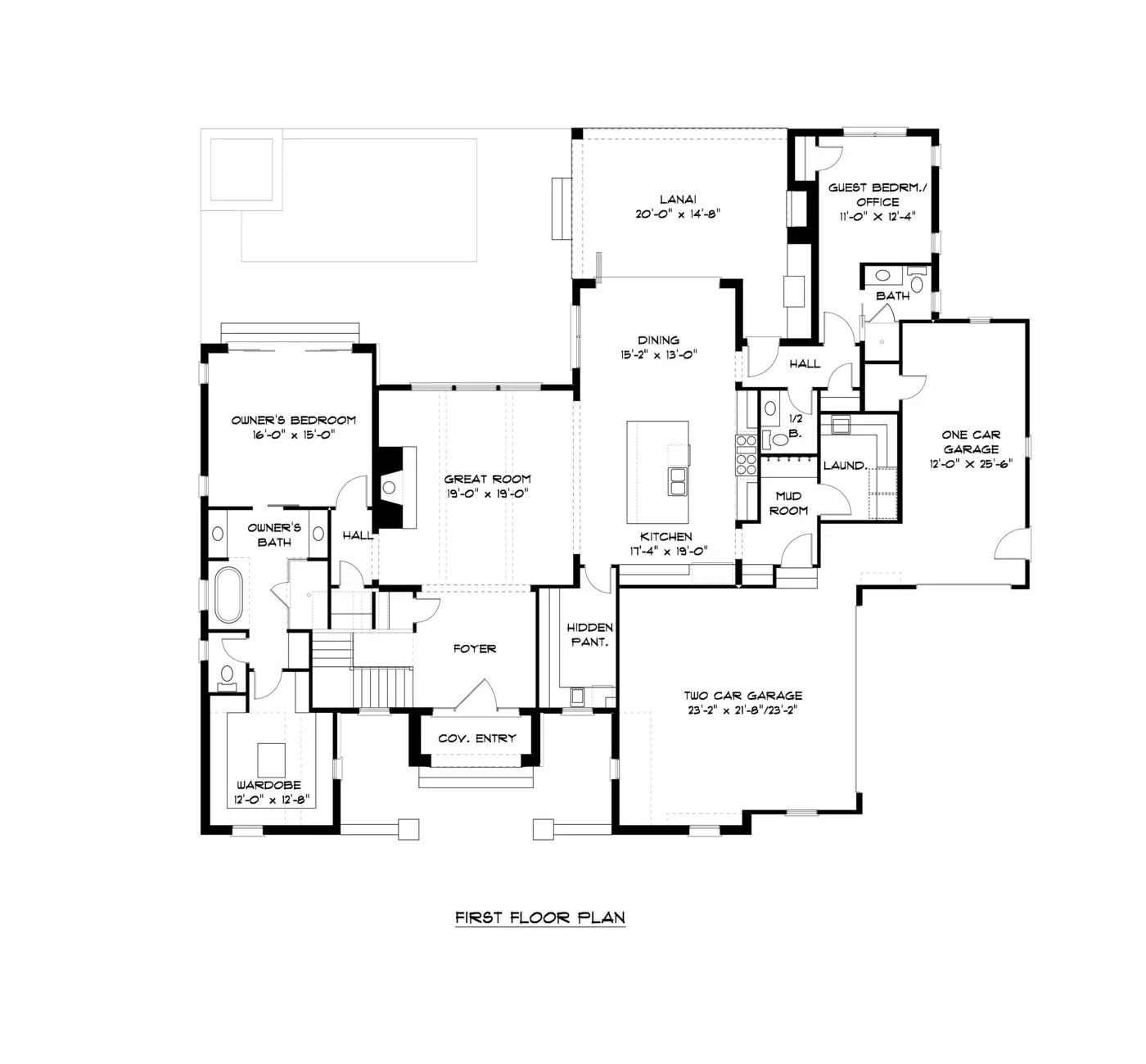 South End floor plan